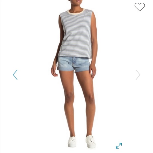 Hudson Jeans Ruby Mid Thigh Shorts - Picture 3 of 11